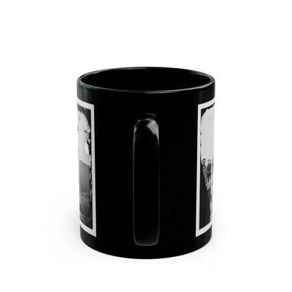 James River, Va. Sailors On Deck Of U.S.S. Monitor; Cookstove At Left (U.S. Civil War) Black Coffee Mug - Go Mug Yourself
