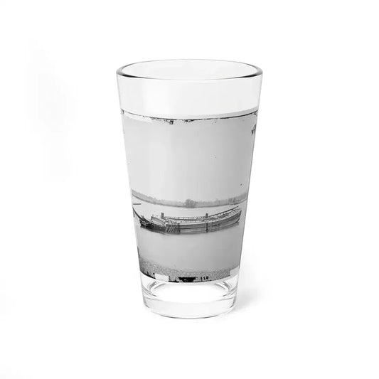 James River, Va. Schooners Sunk To Obstruct Passage (U.S. Civil War) Pint Glass 16oz 16oz - Go Mug Yourself