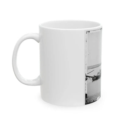 James River, Va. Schooners Sunk To Obstruct Passage (U.S. Civil War) White Coffee Mug - Go Mug Yourself