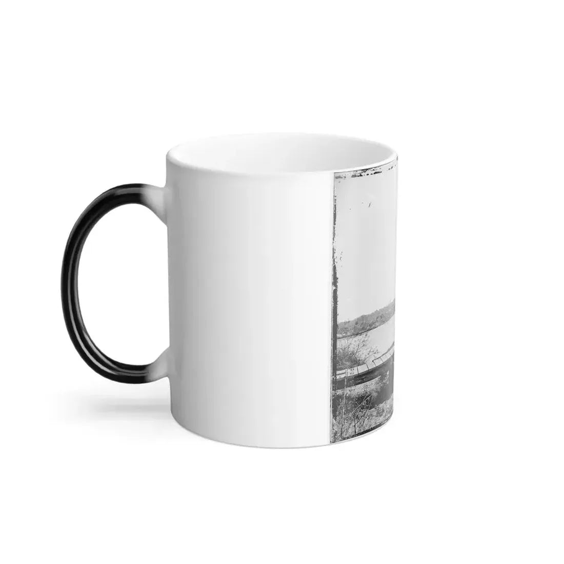 James River, Va. Sunken Confederate Ships Virginia (Ram) and Jamestown (U.S. Civil War) Color Changing Coffee Mug 11oz - Go Mug Yourself
