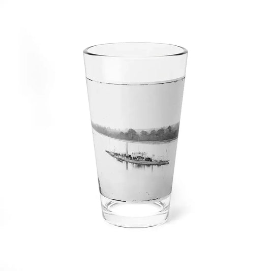 James River, Va. U.S.S. Casco, Light-Draft Monitor (U.S. Civil War) Pint Glass 16oz 16oz - Go Mug Yourself