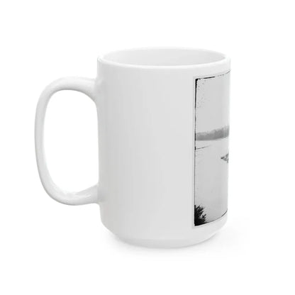 James River, Va. U.S.S. Casco, Light-Draft Monitor (U.S. Civil War) White Coffee Mug - Go Mug Yourself