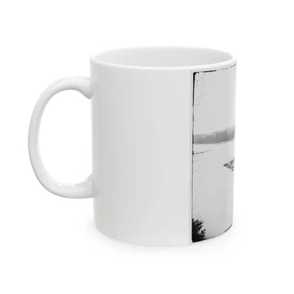 James River, Va. U.S.S. Casco, Light-Draft Monitor (U.S. Civil War) White Coffee Mug - Go Mug Yourself