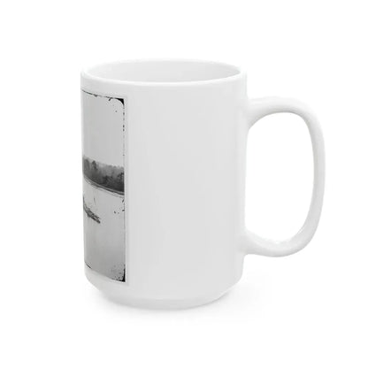 James River, Va. U.S.S. Casco, Light-Draft Monitor (U.S. Civil War) White Coffee Mug - Go Mug Yourself