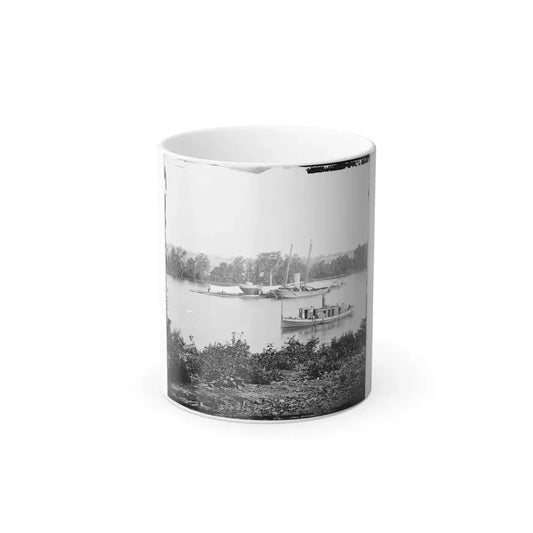 James River, Va. U.S.S. Monitor Canonicus Taking on Coal From a Schooner (U.S. Civil War) Color Changing Coffee Mug 11oz Default Title 11oz - Go Mug Yourself