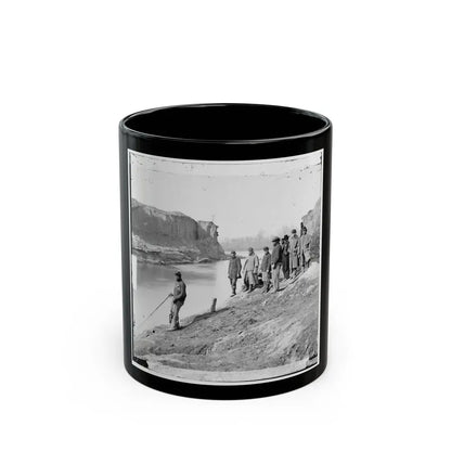 James River, Va. View Of The Completed Dutch Gap Canal (U.S. Civil War) Black Coffee Mug 11oz - Go Mug Yourself