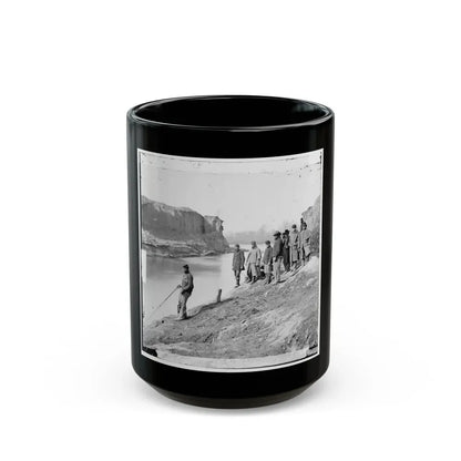 James River, Va. View Of The Completed Dutch Gap Canal (U.S. Civil War) Black Coffee Mug 15oz - Go Mug Yourself