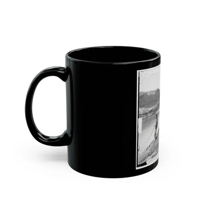 James River, Va. View Of The Completed Dutch Gap Canal (U.S. Civil War) Black Coffee Mug - Go Mug Yourself