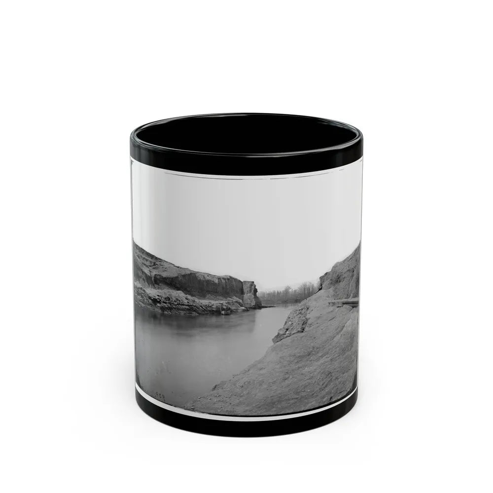 James River, Va. Another View Of The Dutch Gap Canal (U.S. Civil War) Black Coffee Mug-11oz-Go Mug Yourself