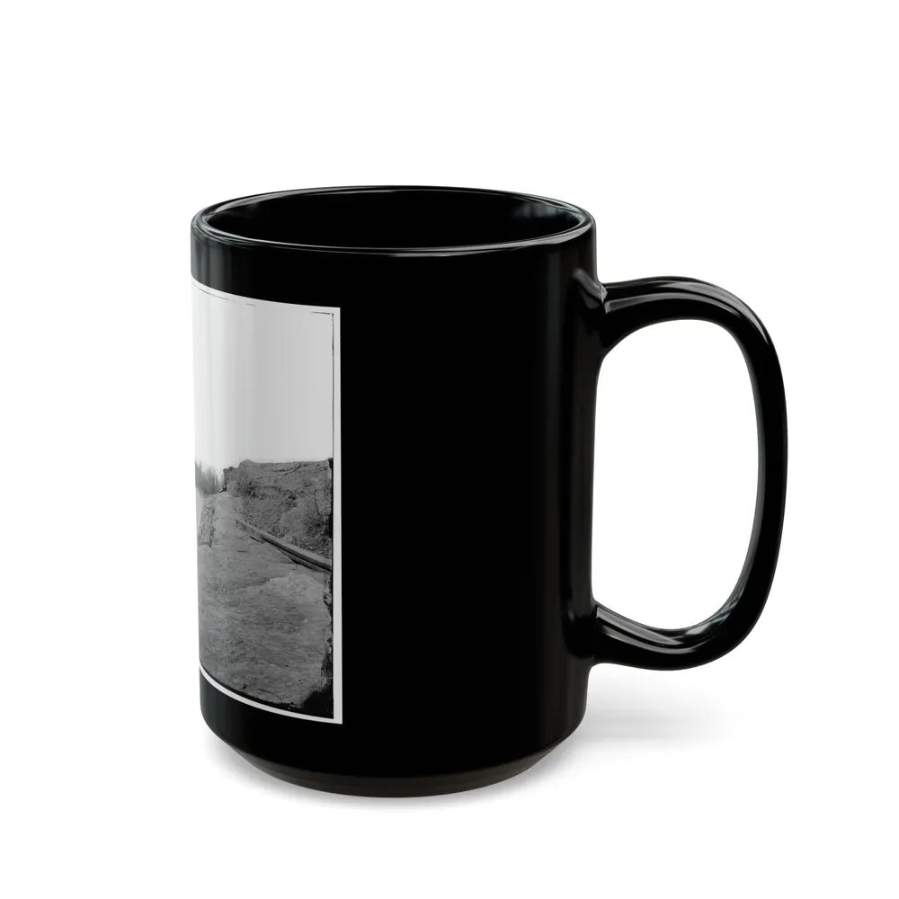 James River, Va. Another View Of The Dutch Gap Canal (U.S. Civil War) Black Coffee Mug-Go Mug Yourself