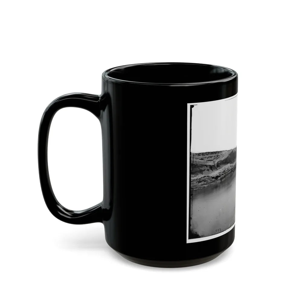 James River, Va. Another View Of The Dutch Gap Canal (U.S. Civil War) Black Coffee Mug-Go Mug Yourself