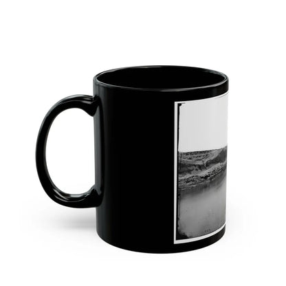 James River, Va. Another View Of The Dutch Gap Canal (U.S. Civil War) Black Coffee Mug-Go Mug Yourself