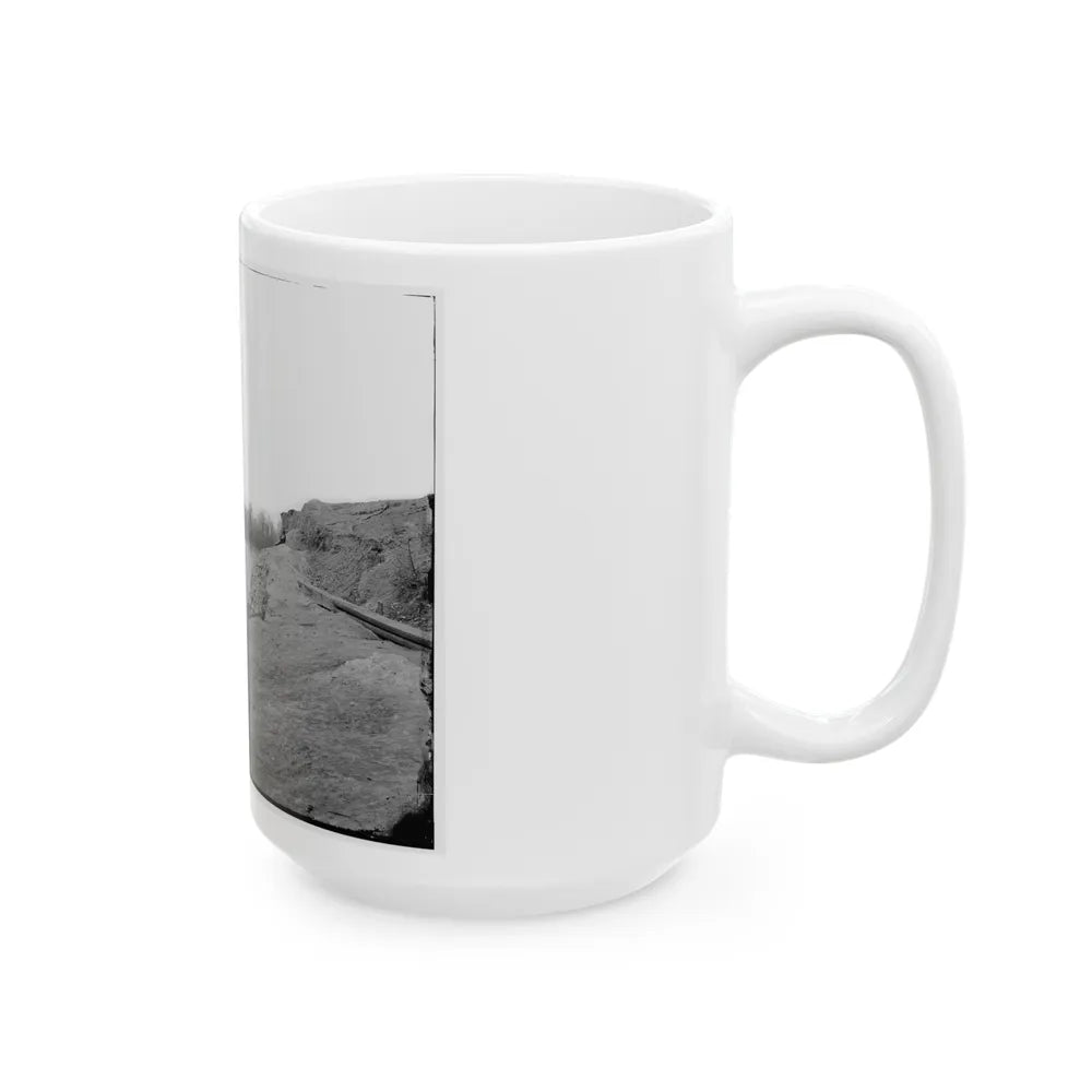 James River, Va. Another View Of The Dutch Gap Canal (U.S. Civil War) White Coffee Mug-Go Mug Yourself