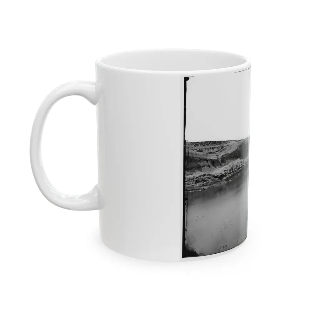 James River, Va. Another View Of The Dutch Gap Canal (U.S. Civil War) White Coffee Mug-Go Mug Yourself