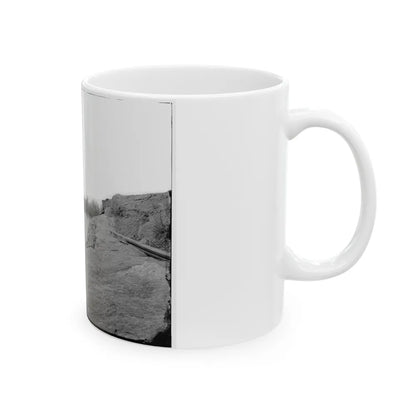 James River, Va. Another View Of The Dutch Gap Canal (U.S. Civil War) White Coffee Mug-Go Mug Yourself