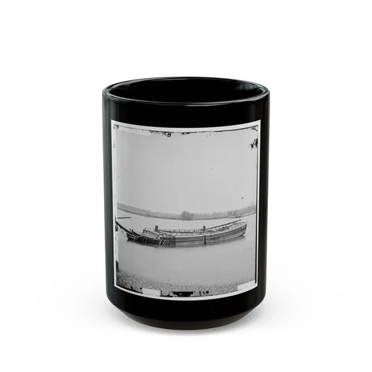 James River, Va. Schooners Sunk To Obstruct Passage (U.S. Civil War) Black Coffee Mug-15oz-Go Mug Yourself