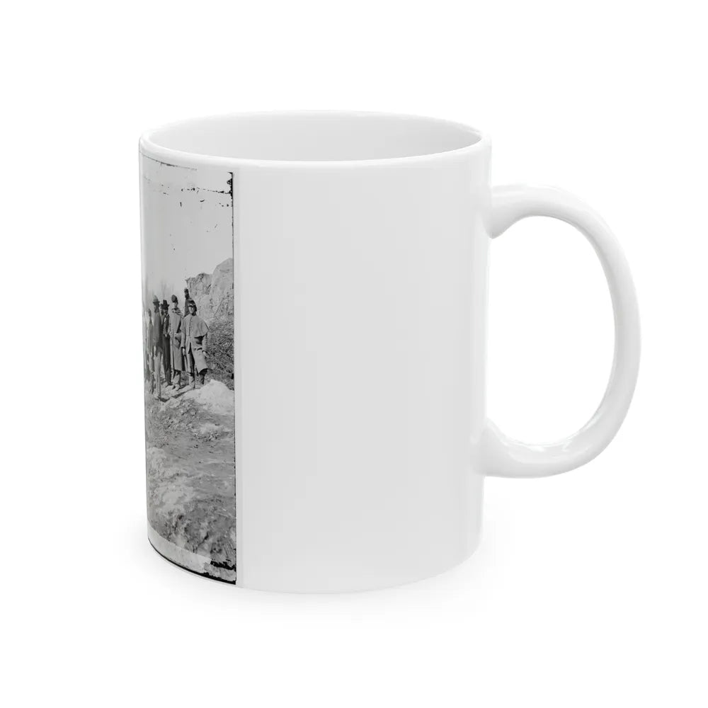 James River, Va. View Of The Completed Dutch Gap Canal (U.S. Civil War) White Coffee Mug-Go Mug Yourself