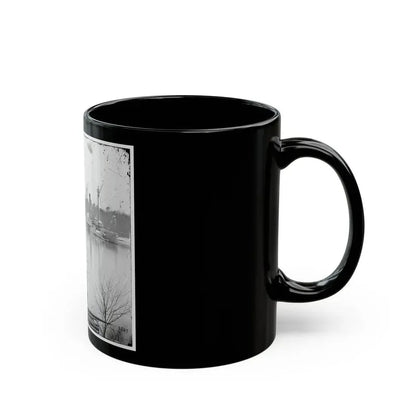 James River, Virginia. U.S. Gunboat Massasoit (U.S. Civil War) Black Coffee Mug - Go Mug Yourself