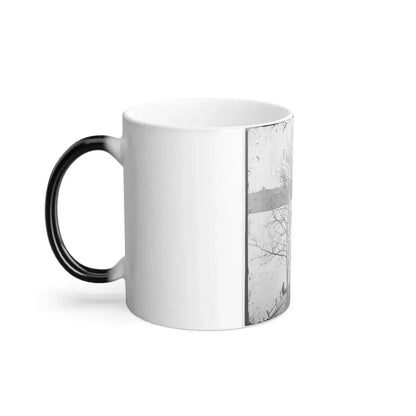 James River, Virginia. U.S. Gunboat Massasoit (U.S. Civil War) Color Changing Coffee Mug 11oz - Go Mug Yourself