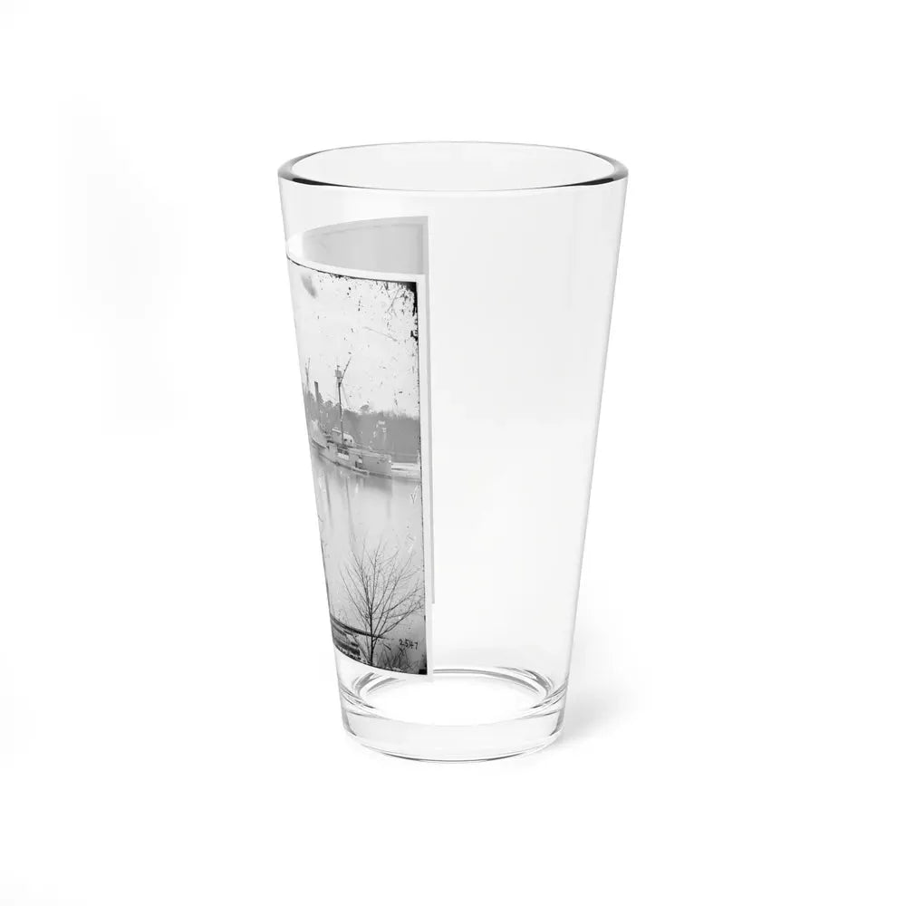 James River, Virginia. U.S. Gunboat Massasoit (U.S. Civil War) Pint Glass 16oz - Go Mug Yourself