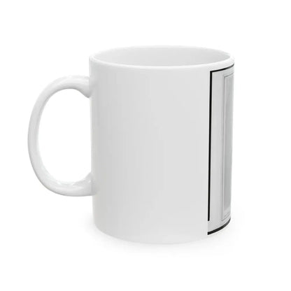 James S. Cassady, Captain, 7th West Virginia Cavalry, Head-And-Shoulders Portrait, Facing Front (U.S. Civil War) White Coffee Mug - Go Mug Yourself