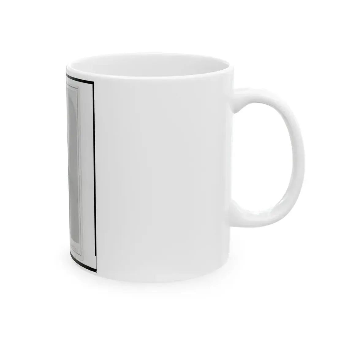 James S. Cassady, Captain, 7th West Virginia Cavalry, Head-And-Shoulders Portrait, Facing Front (U.S. Civil War) White Coffee Mug - Go Mug Yourself