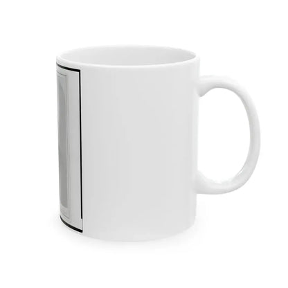 James S. Cassady, Captain, 7th West Virginia Cavalry, Head-And-Shoulders Portrait, Facing Front (U.S. Civil War) White Coffee Mug - Go Mug Yourself