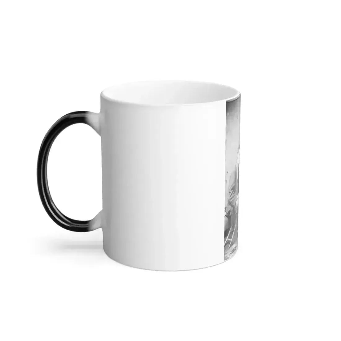 James Walker and Theodore Davis, Civil War Artists, Full-Length Portrait, Seated on Camp Stools, Facing Each Other (U.S. Civil War) Color Changing Coffee Mug 11oz - Go Mug Yourself