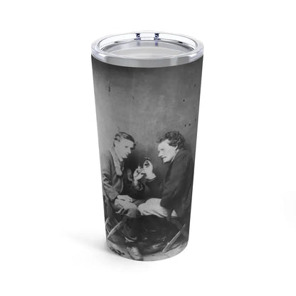 James Walker And Theodore Davis, Civil War Artists, Full-Length Portrait, Seated On Camp Stools, Facing Each Other (U.S. Civil War) Tumbler 20oz 20oz - Go Mug Yourself