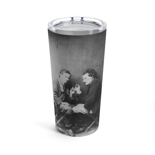 James Walker And Theodore Davis, Civil War Artists, Full-Length Portrait, Seated On Camp Stools, Facing Each Other (U.S. Civil War) Tumbler 20oz 20oz - Go Mug Yourself