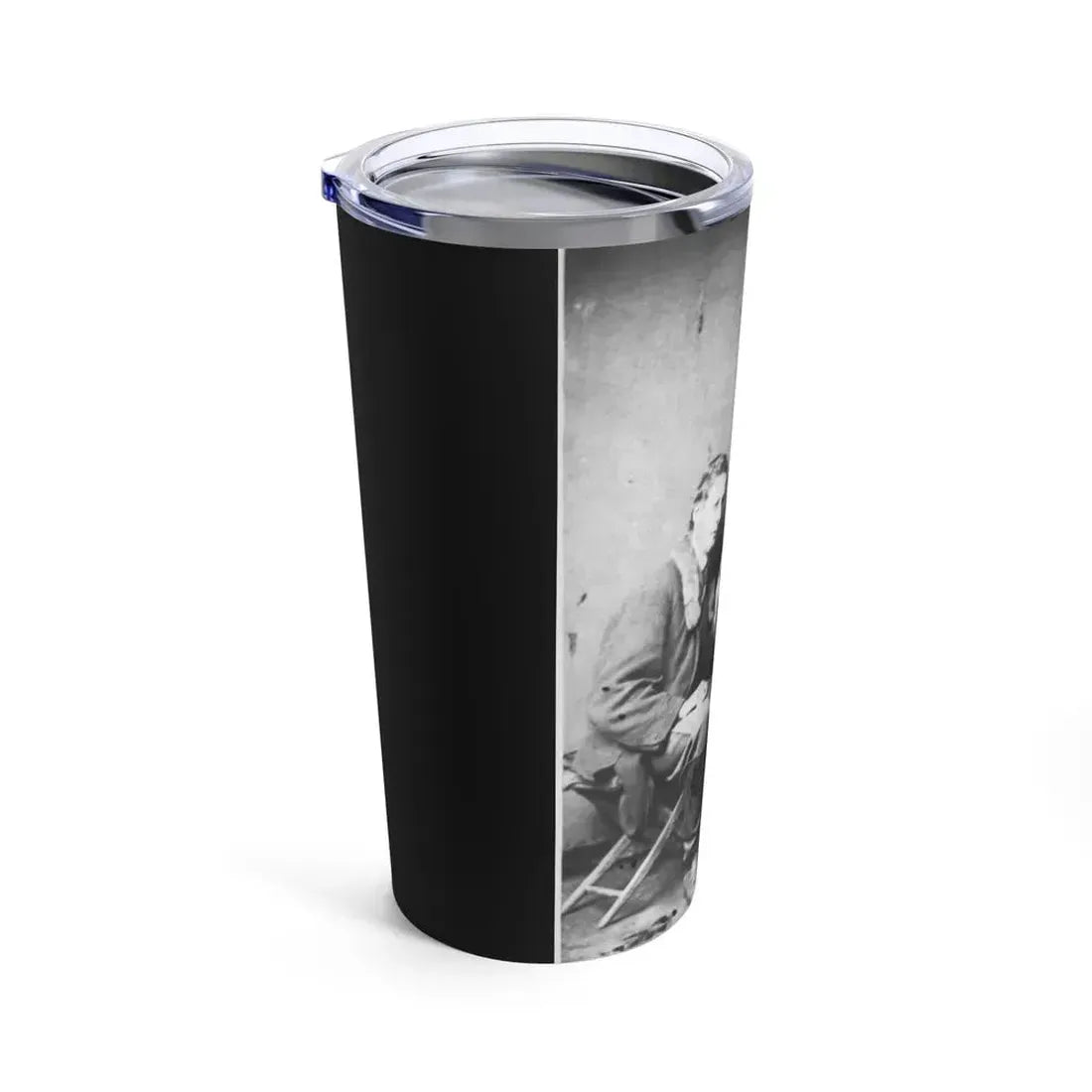 James Walker And Theodore Davis, Civil War Artists, Full-Length Portrait, Seated On Camp Stools, Facing Each Other (U.S. Civil War) Tumbler 20oz - Go Mug Yourself