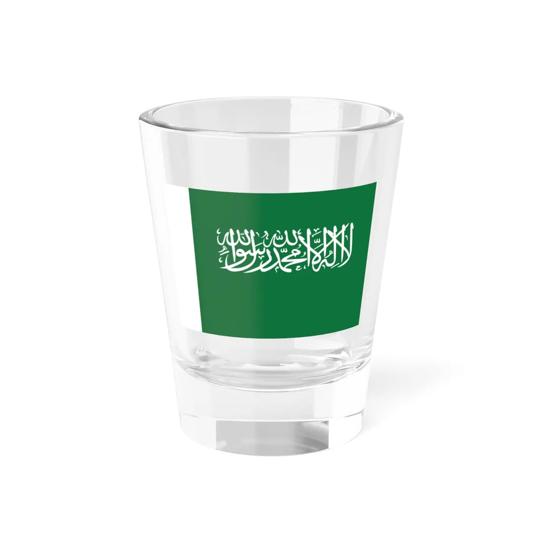 Jamiat Ahle Hadith party flag (Pakistan) Shot Glass 1.5oz 1.5oz - Go Mug Yourself