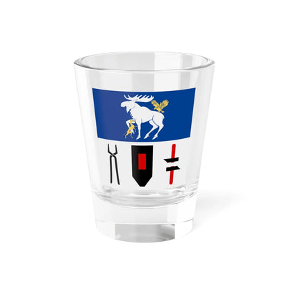 Jamtlands lan vapenflagga (Sweden) Shot Glass 1.5oz 1.5oz - Go Mug Yourself