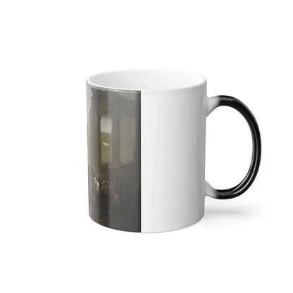 Jan Both (c1610-1652) People Scene from Roman Ruins - Oil on canvas - Color Changing Mug 11oz - Go Mug Yourself
