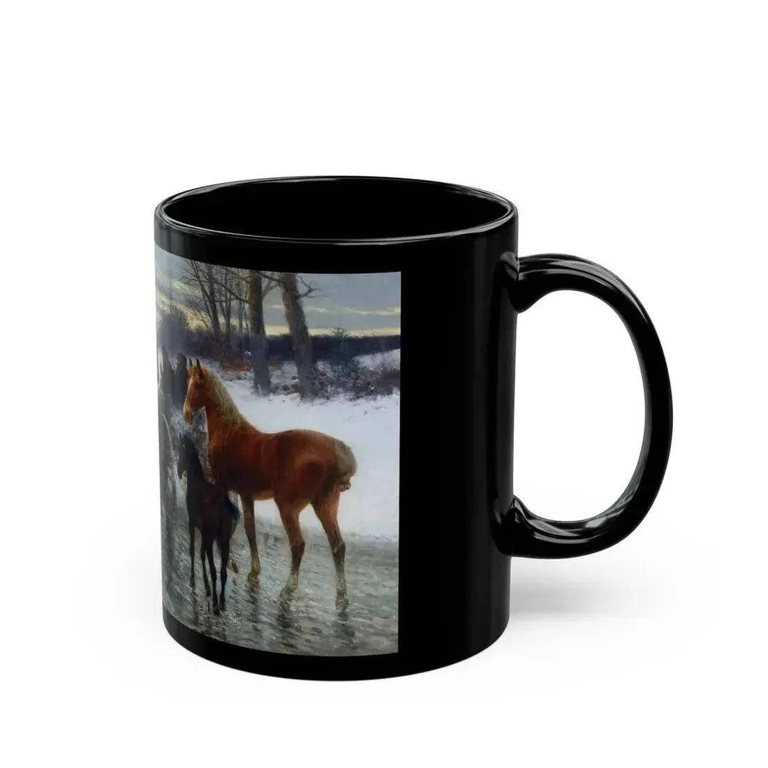Jan van Chelminski (1851-1925) Napoleonic Campaign - Black Coffee Mug - Go Mug Yourself