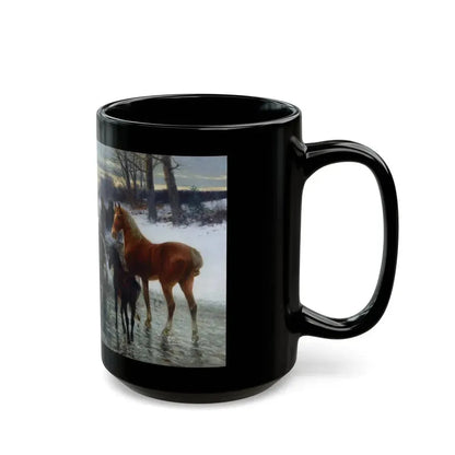 Jan van Chelminski (1851-1925) Napoleonic Campaign - Black Coffee Mug - Go Mug Yourself