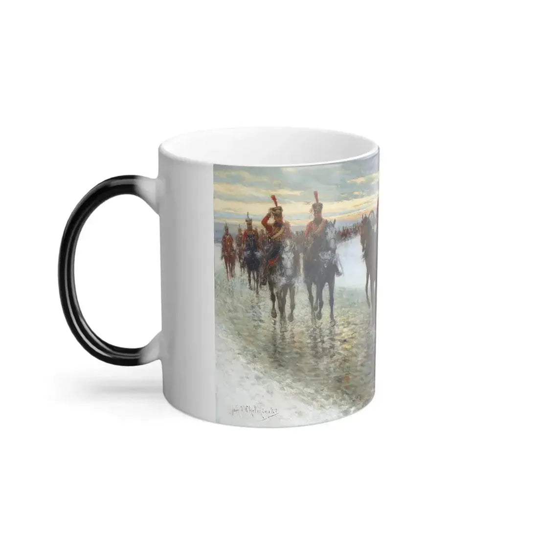 Jan van Chelminski (1851-1925) Napoleonic Campaign - Color Changing Mug 11oz - Go Mug Yourself