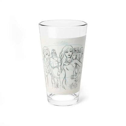 Jana of the Jungle Layout Drawings 1 (Hanna-Barbera, 1978) - Pint Glass 16oz 16oz - Go Mug Yourself