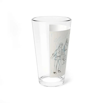 Jana of the Jungle Layout Drawings 2 (Hanna-Barbera, 1978) - Pint Glass 16oz - Go Mug Yourself