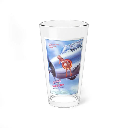 JANE AND THE LOST CITY 1987 Movie Poster - Pint Glass 16oz 16oz - Go Mug Yourself
