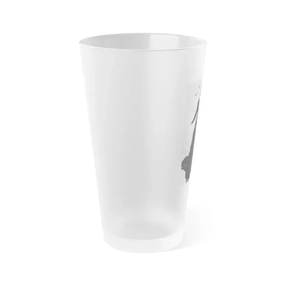 Jane Russell #06 (Vintage Female Icon) Frosted Pint Glass 16oz - Go Mug Yourself