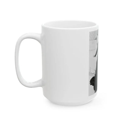 Jane Russell #06 (Vintage Female Icon) White Coffee Mug - Go Mug Yourself