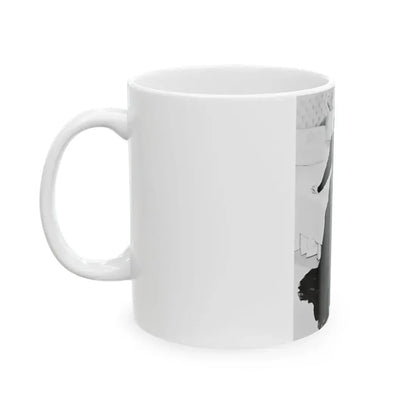 Jane Russell #06 (Vintage Female Icon) White Coffee Mug - Go Mug Yourself