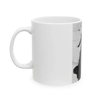Jane Russell #06 (Vintage Female Icon) White Coffee Mug - Go Mug Yourself