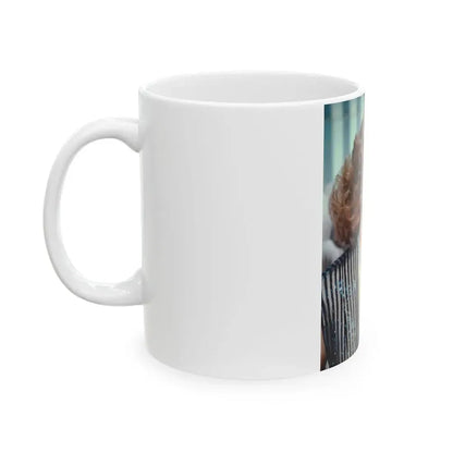 Jane Russell #10 (Vintage Female Icon) White Coffee Mug - Go Mug Yourself