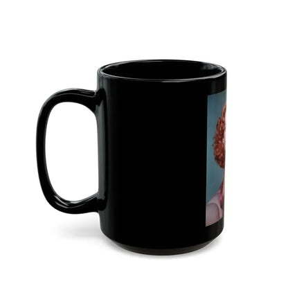 Jane Russell #11 (Vintage Female Icon) Black Coffee Mug - Go Mug Yourself