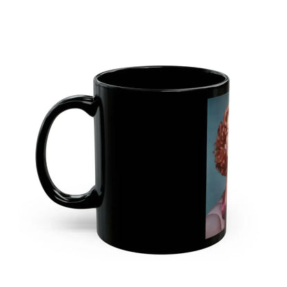 Jane Russell #11 (Vintage Female Icon) Black Coffee Mug - Go Mug Yourself