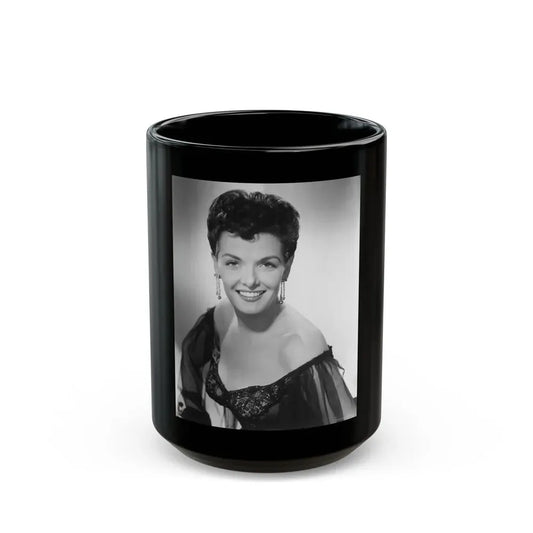 Jane Russell #110 (Vintage Female Icon) Black Coffee Mug 15oz - Go Mug Yourself