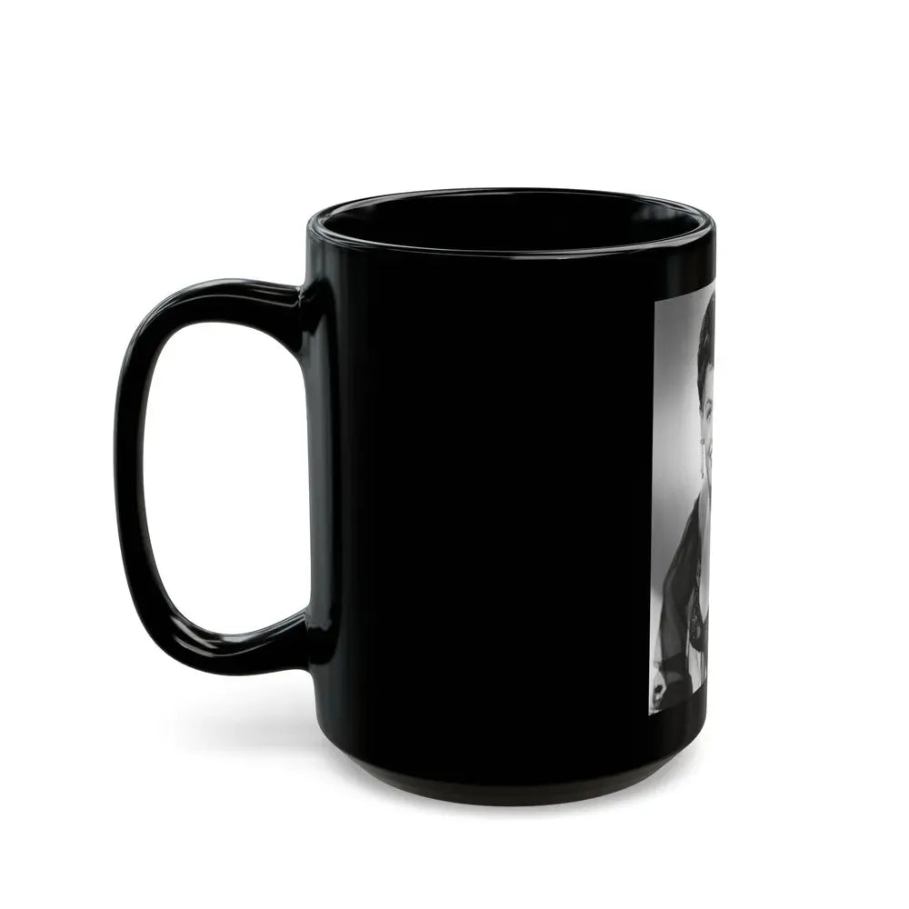 Jane Russell #110 (Vintage Female Icon) Black Coffee Mug - Go Mug Yourself