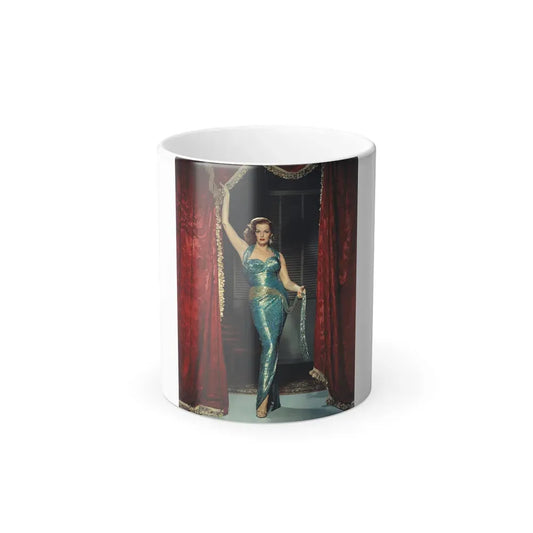 Jane Russell #135 (Vintage Female Icon) Color Changing Coffee Mug 11oz - Go Mug Yourself